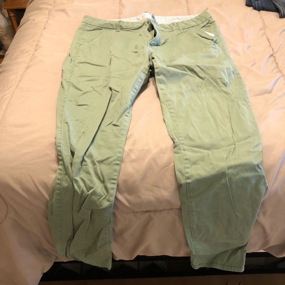 Green pants
